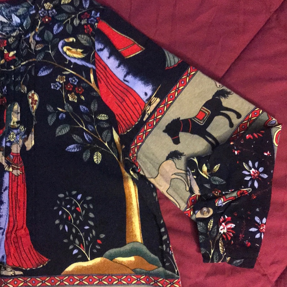 Women’s boho print top - Picture 4 of 10